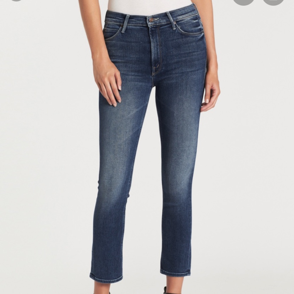 Mother Dazzler Ankle Jeans Medium Wash Size 32